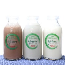 서울우유 레트로 유리병 330ml 3p세트 레트로3p + 뽀로로 치즈 슬라이서, 1개, 색상
