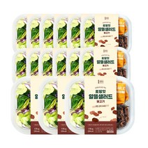 1am 토핑잇 알뜰샐러드 불고기, 170g x 15팩