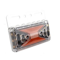 트럭 대형차량용 사이드 램프 오렌지 주황 캠핑카 화물차 차폭등 LED 안전등 라이트 미등 후진등 보조등, QD-Y212