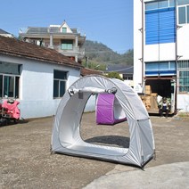 백패킹텐트 경량 이너텐트 에서 선박 초경량 자전거 텐트 야외 저장 창고 하이킹 액세서리, 06 라이트 그레이