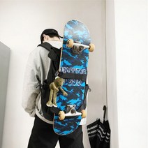 스케이트보드가방 빅사이즈 백팩, 블랙