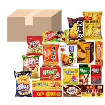 인기과자 18종 홈런볼 새우깡 허니버터칩 땅콩샌드 빼빼로 초코하임 오사쯔