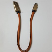 재영샵 보조배터리용 가죽 숏케이블 30cm C타입 8핀호환 5핀, 1개, 5핀-블랙