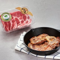 보성 녹돈 4종 한돈 돼지고기 녹차먹인돼지 방목돼지 한돈 삼겹살 녹차삼겹살 통삼겹살 돼지목살 돼지 앞다리살 불고기 돼지고기 국거리 오늘저녁메뉴, 삼겹살 400g