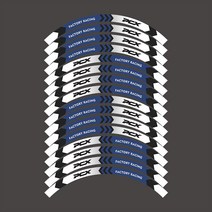 혼다 Pcx 125 150 160 pcx125 pcx150 pcx160에 대 한 16pcs 반사 Pcx 림 스티커 휠 데 칼 세트, 01 Reflective Blue