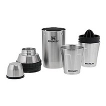 Stanley 10-02107-022 해피 아워 칵테일 셰이커 세트 스테인레스, 스테인레스 스틸, 20OZ / .59L 셰이커 + 7OZ / .2L 컵