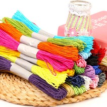 선물끈 종이지끈 미술놀이 종이로프 미술공예 12색 컬러 지끈세트