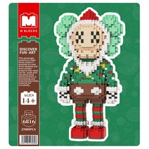 대형 곰돌이 피규어 베어브릭 나노블록 KAWS, BC