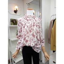해리앤 여성 플라워 프릴 블라우스 HNP-2302