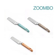 ZOOMBO 묵칼 3color 그레이 블루 오렌지 웨이브칼 칼 물결 오이피클 모양내기