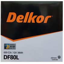 델코 DF80L (내차 밧데리 확인후 구매 필수) 아반떼 쏘나타 그렌져 등등 자동차배터리 폐반납, DF80L대여안함+폐전지반납