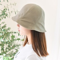 린넨사선 국산 여성 여자 모자 봄 여름 벙거지 버킷햇 캠핑 여행 챙모자 (5컬러)