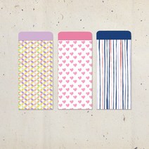 예닮 마음담은 봉투 현금봉투 예쁜봉투 부모님용돈봉투 감사봉투 C 6종 120매, C(60매)+B(60매)