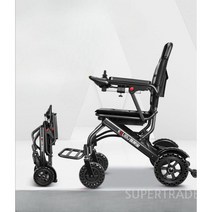 경량전동휠체어 휴대용 여행용 접이식 장애인 전기 스쿠터, 2.브러시모터버전/16kg/10AH리튬배터리