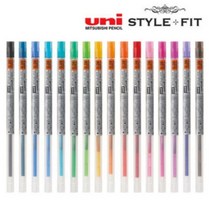 유니 시그노 스타일핏트 젤잉크 리필심 UMR-109 0.38mm, 레드, 20개입