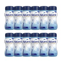 영국 압타밀 어드밴스트 1단계 액상 분유 200ml 12개입 휴대용 여행용