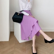 [바보사랑] 여성 여자 롱 스커트 치마 데일리 게누라 언발