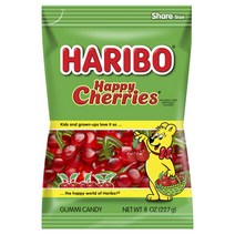 하리보 해피 체리 구미 캔디, 1개, 227g