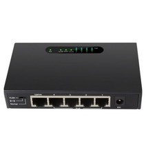 네트워크 장비 RJ45 허브 5 포트 100M POE 스위치 VLAN 인터넷 분배기 전체 자동 게임 로딩 어댑터 고속 이더넷 전원 공급 장치, 02 US Plug