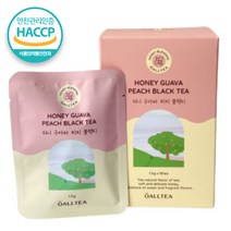 HACCP 인증 허니 구아바 피치 블랙 티 차 삼각 티백 망 말린 건조 얼그레이 홍차 구아바잎 추출물 효능 추천, 10티백 x 5개
