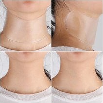 주름 패치 리프팅 기미 제거 스팟 눈밑 눈가 미간 이마 목 아이 팔자 얼굴 1pc 실리콘 넥 케어 패드 넥 테이프 안티 링클 패드 투명 재사용 보이지 않는 목 예방 주름 마스크, 1개