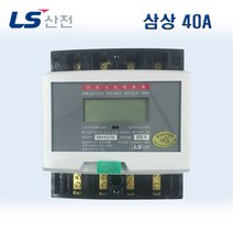 LS산전 전기계량기 전자식 전력량계 삼상 40(10), 1개