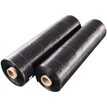방초망 제초매트 마대 재질 멀칭매트 1.5M X 10M PE, 폭 1미터 x 길이 500미터