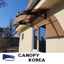 캐노픽스 1000x1500 캐노피 테라스 창문 렉산 처마 비가림 현관 주택 차양 비가리개, 블루, 직결피스, 회색, 1개