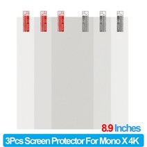 Anycubic Photon Mono X 8.9 인치 4K LCD 보호 필름 모노 LCD 스크린 보호 필름 용 3D 프린터 화면 보호기, 3 PCS