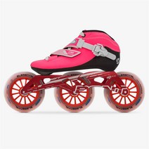 롤러스케이트 2019 원래 Bont 루나 속도 인라인 스케이트 Heatmoldable CarbonFiber 부팅 3*90/100/110mm, 04 Pink adult_22 32