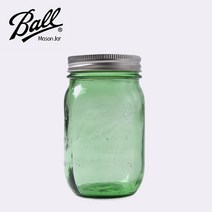아트박스/디자인에버 볼 메이슨자 퍼펙션 그린 유리병 쿼터 950ml 1p, 본품