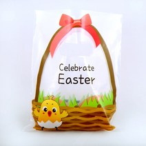 창조플러스몰 2023년 부활절달걀 2구 손잡이비닐 1Set 20장 포장, 2구_손잡이비닐_6.사랑