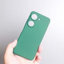 ASUS Zenfone 9 9Z 8 7 Pro 6 6Z 케이스 모래 매트 소프트 실리콘 전체 보호 카메라 낙하 방지 미끄럼 커, 05 for Zenfone 6Z, 05 Green