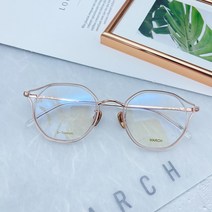 마치 아이웨어 윌슨 wilson c6 하금테 투명 다각형 여자 남자 안경