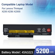 노트북배터리 교체 SKOWER 레노버 씽크패드 X230 X230i X230S T440P T540P W540 L440 L540 T420S T420Si T430S T430Si[45N1, 3.X230(45N1023)