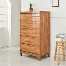 미가엘UV하이그로시도장 칸칸이 5단 서랍장 광폭수납장, 엘다