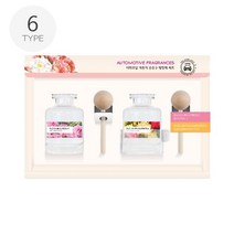 본S인터내셔널_더허브샵 오토모티브 40ml 2p 기획세트 탈취방향제 탈취용방향제 차량방향제 자동차방향제 차량용탈취제_본S마트, ▦SELECT▩-선택피치+블랙베리앤베이