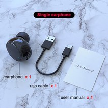 헤드셋 무선 블루투스 헤드폰 스포츠 이어폰 hifi 베이스 이어 버드 방수 led 디스플레이 hd 마이크 터치 컨트롤, 무선 이어폰