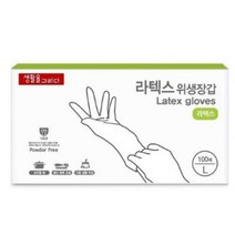 생활을그리다 라텍스 위생장갑, 대(L), 5개