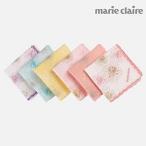 마리끌레르 세레나데 자수 손수건 44 x 44