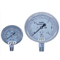 오일충만식 압력계 오일게이지 측정 압력 60파이 1kg, 60파이3kg, 1개
