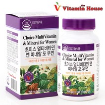 건강식품(브랜드없음) 비타민하우스 초이스 멀티비타민앤미네랄 포우먼 (180정), 1개, 180정
