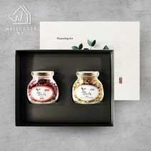 [웰굿]프리미엄 꽃차 2종 선물세트 5B(복사 아카시아), 단품, 단품