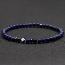 십자가팔찌 복음팔찌 십자가 남자 끈 팔찌 가죽 실 남성 소원 레이어드 수녀님선물 크리스천 남자 팔찌 구슬 팔찌 천연 적철광 크로스 쌀 구슬 남자 친구 선물