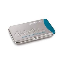 펠리칸 에델슈타인 만년필용 잉크 카트리지 아쿠아마린 1.4ml 6팩 (300100), Aquamarine