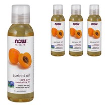 나우푸드 살구 오일 퓨어 모이스처라이징, 118ml, 4개