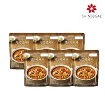 피코크 우리집 청국장찌개 500g x 6팩, 단품