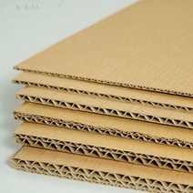 DIY 골판지 공예 수제 조립 종이골판지 포장박스제작 수공예 택배박스제작 3단부터 7단, 삼중단면백색두께약4mm