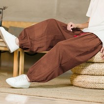 남자 봄 여름 가을 개량 생활 선비 한복 바지 남성 승복 스님옷