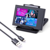 컴퓨터 튜닝 소형 디스플레이 모니터 미니 ITX 케이스 3.5 인치 IPS TYPE-C 보조 화면 CPU GPU RAM HDD USB, [01] USB Cable